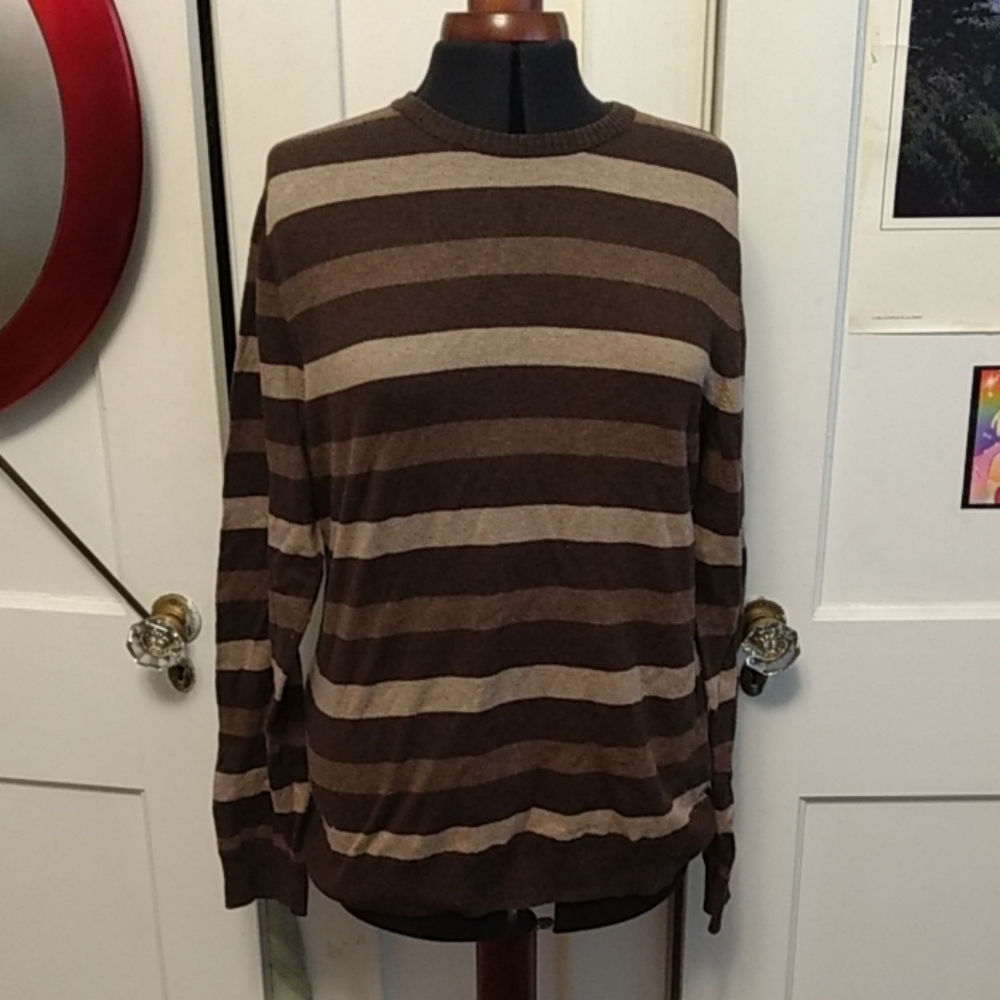 Striped long-sleeve shirt